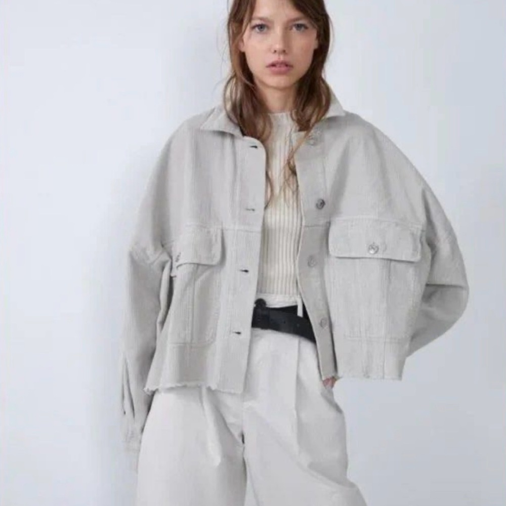 Women's Zara crop Cordero’s jacket